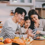 happy-family-meal-bonding-time-kitchen-free-photo