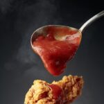 Delicious,Crispy,Fried,Chicken,With,Tomato,Sauce.,Fried,Chicken,With