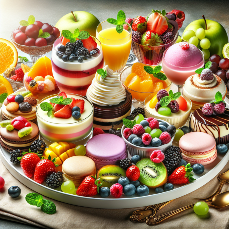 light desserts recipes