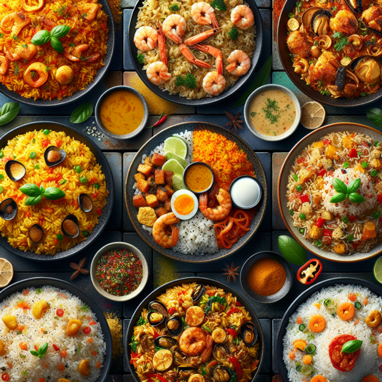 piatti di riso mondiali