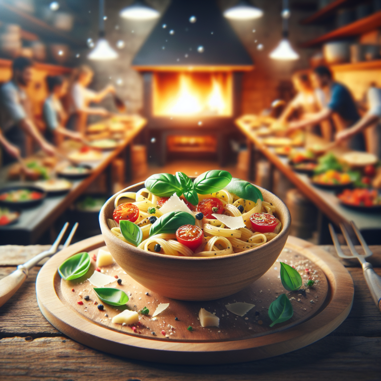 pasti veloci con una ciotola